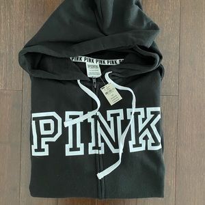 Brand New Pink Victoria’s Secret Full Zip Hoodie